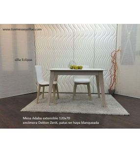 Mesa Adana extensible con encimera Dekton