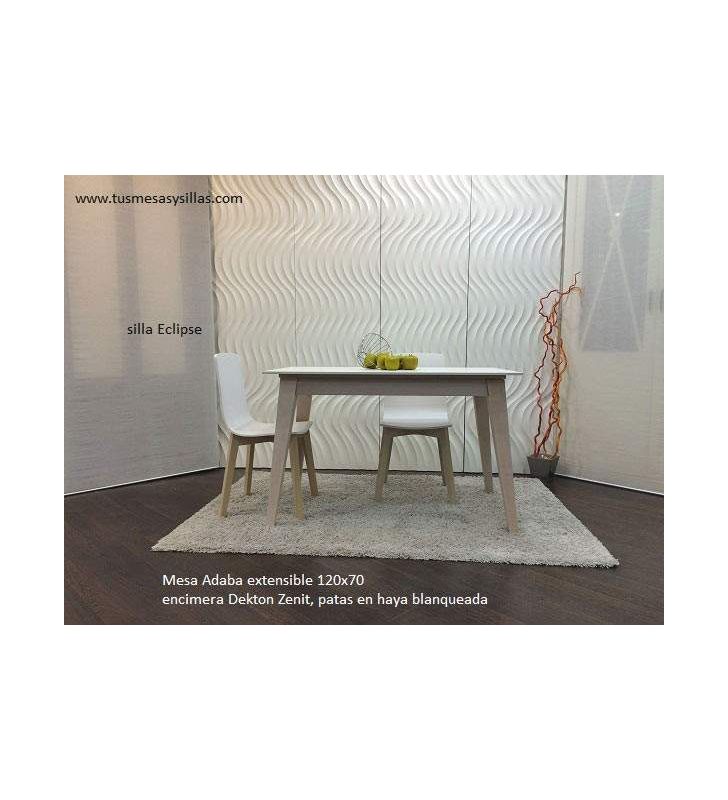 Mesa Adana extensible con encimera Dekton
