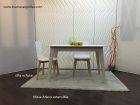 Mesa extensible Adana encimera madera o laca de estilo nórdico