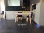 Mesa extensible Adana encimera madera o laca de estilo nórdico