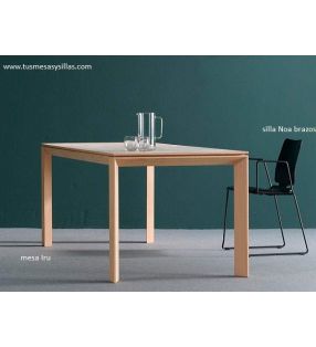 mesa extensible Iru de comedor moderna ondarreta