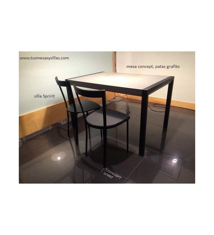 Mesa concept encimera cristal