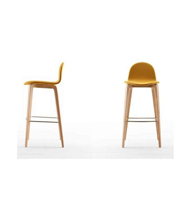 Taburete con respaldo Bob alto cocina y hosteleria