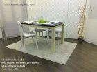 Mesa Fija de estilo nordico Quadra