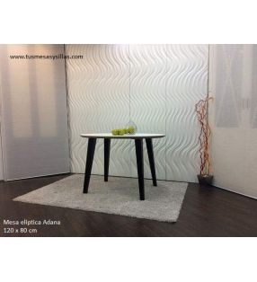 Mesa ovalada extensible hasta 3 m Adana