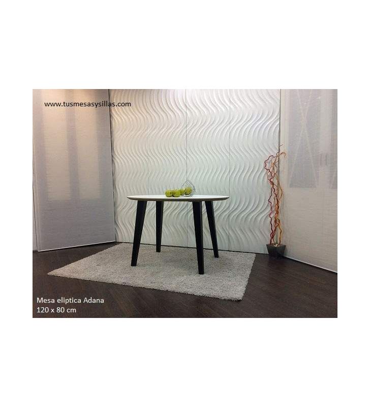 Mesa ovalada extensible hasta 3 m Adana