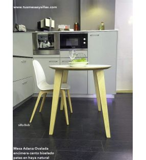 Mesa ovalada extensible hasta 3 m Adana