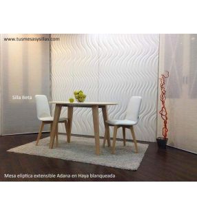 Mesa Ovalada Extensible Adana