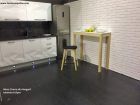 Barra mesa alta Hasgard con encimera Dekton