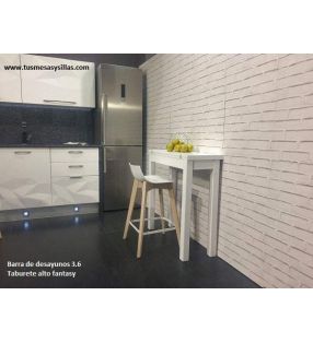 Mesa barra estrecha extensible 3.6