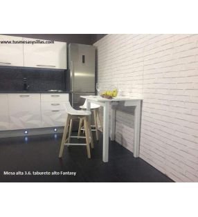 Mesa barra estrecha extensible 3.6