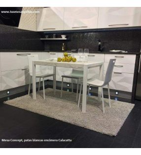mesa concept extensible de cocina moderna cancio
