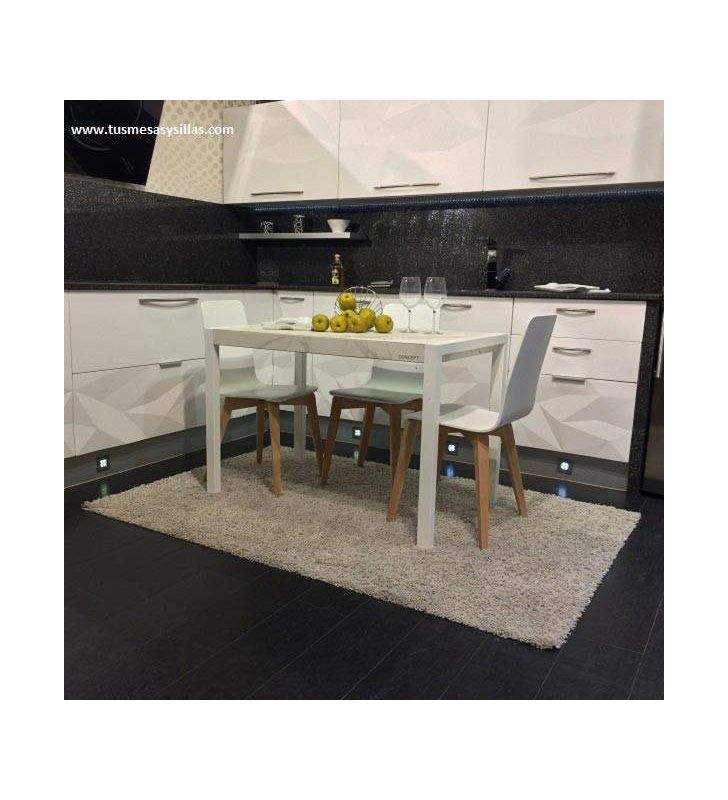 mesa concept extensible de cocina moderna cancio
