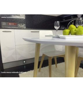 Mesa redonda Oakland de estilo nordico 120 cm