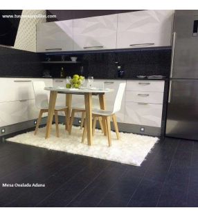 Mesa Ovalada Extensible Adana