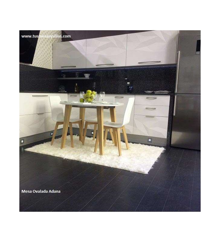 Mesa Ovalada Extensible Adana