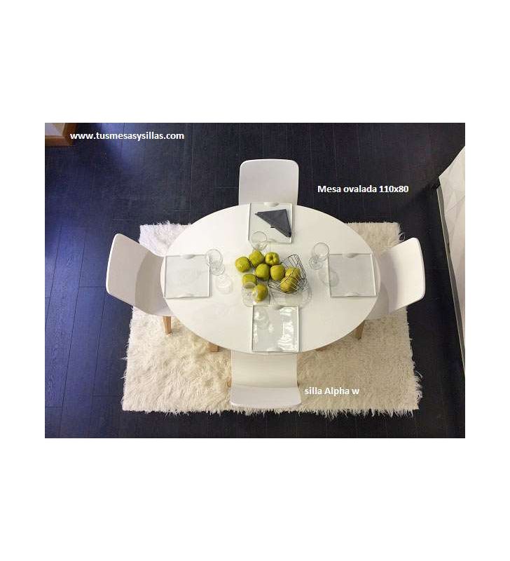 Mesa Ovalada Extensible Adana