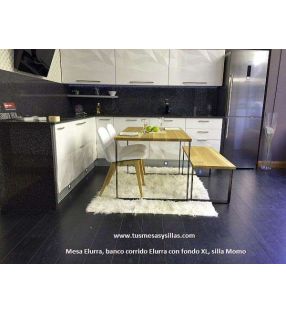 mesa Lurra en madera de roble