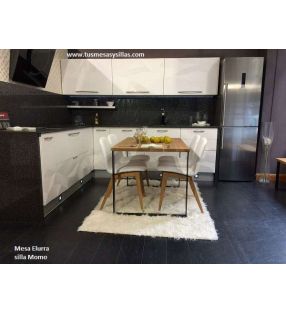 mesa Lurra en madera de roble