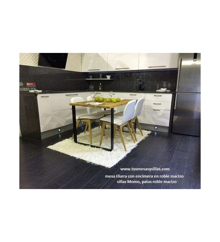 Mesa Elurra extensible madera y metal
