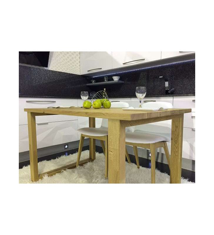 Mesa Elurra, encimera y patas de madera