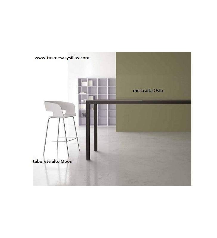 Mostrador mesa alta Oslo con encimera ceramica