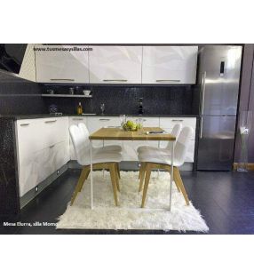 mesa Lurra en madera de roble