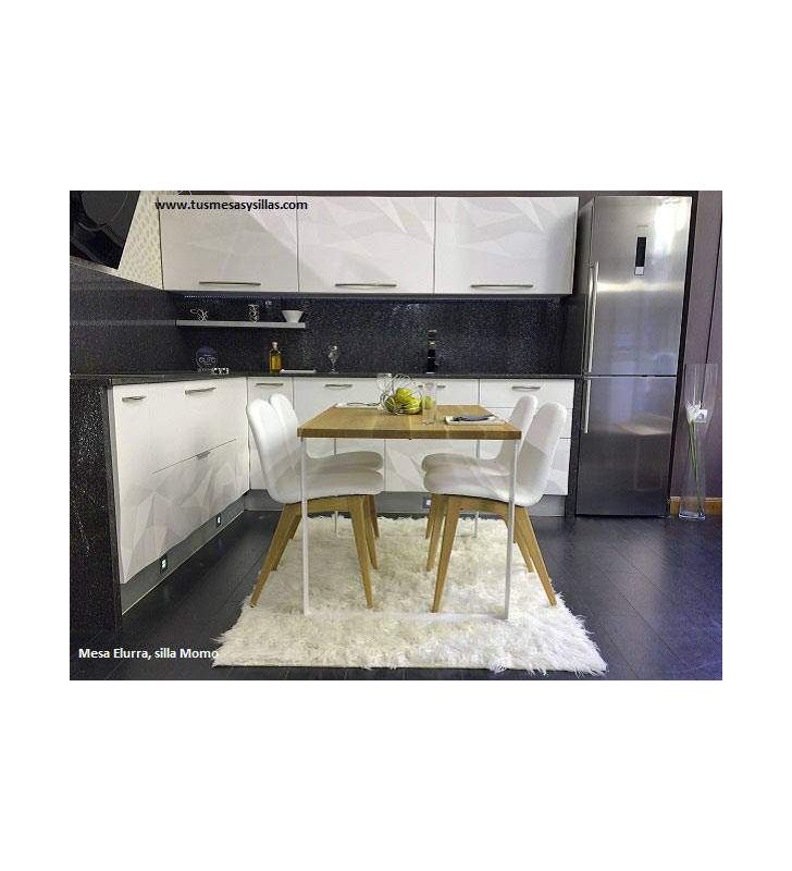 mesa Lurra en madera de roble