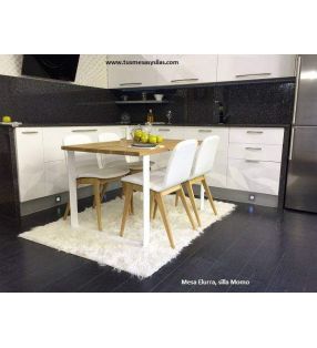 mesa Elurra en madera de roble