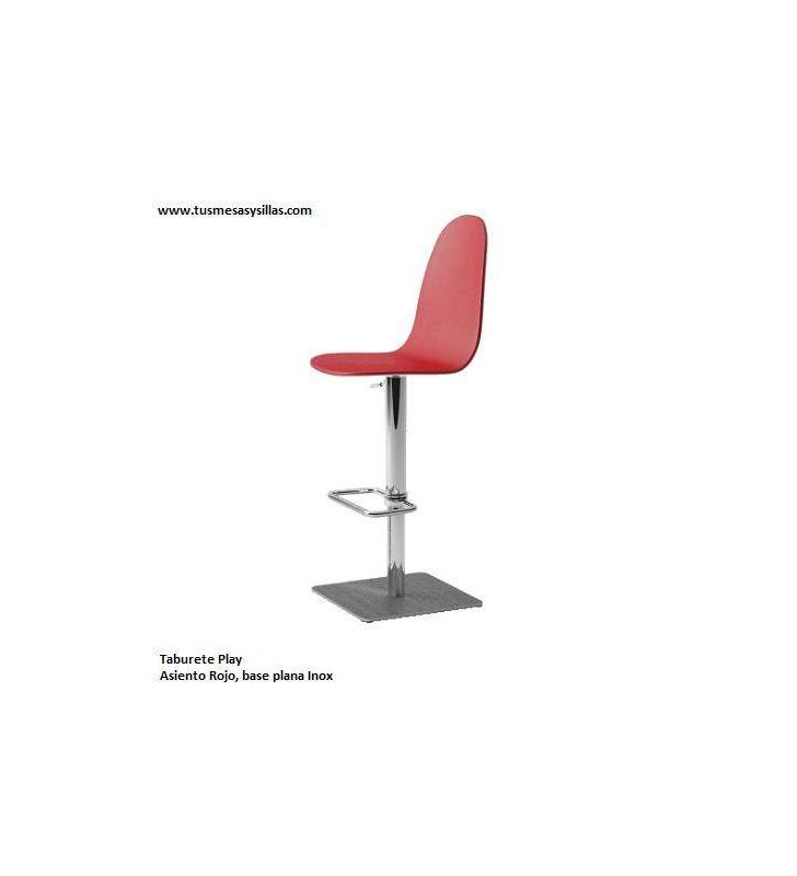 Taburete alto Play tapizado y elevable