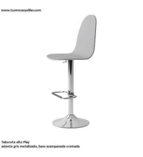 Taburete alto bar Play  elevable,
