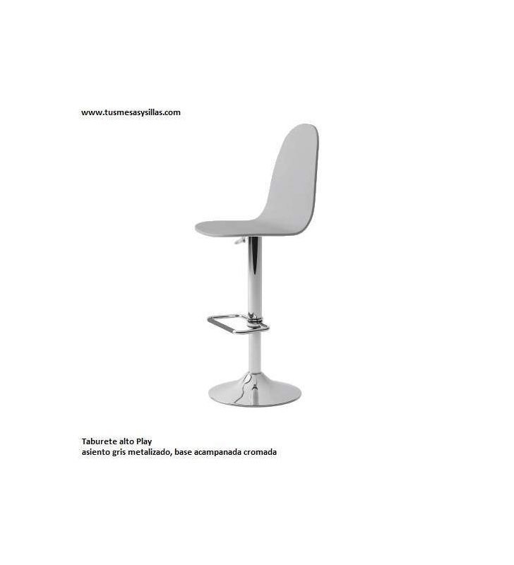 Taburete alto Play tapizado y elevable