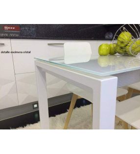 mesa Punto pequeña 90x70cm extensible para cocina de Ondarreta 