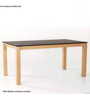 Mesa cocina extensible Quadra de Cancio Vetas, estilo nórdico