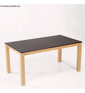 Mesa Fija de estilo nordico Quadra