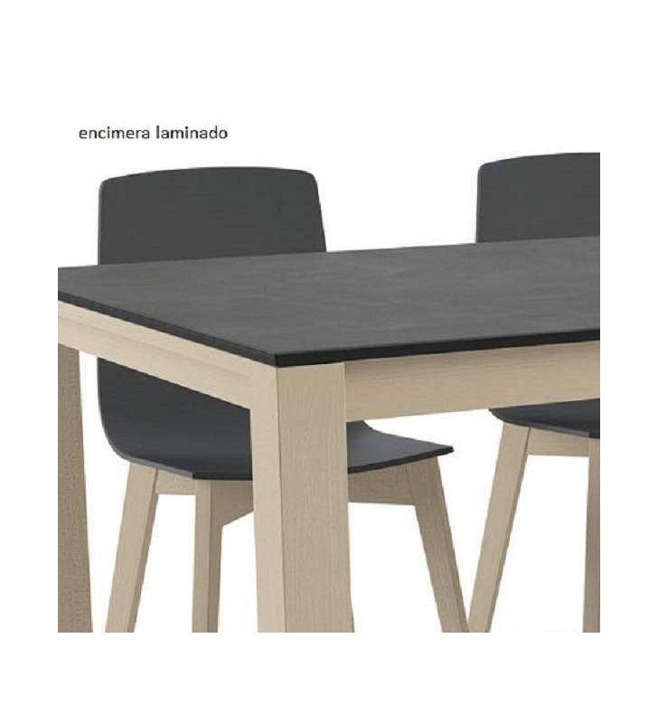 Mesa Fija de estilo nordico Quadra