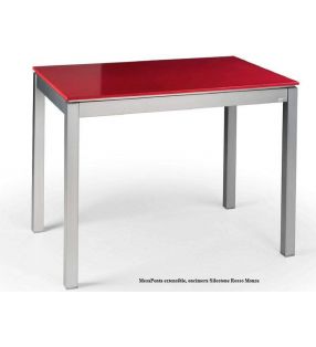Mesa Kika extensible encimra Silestone moderna para cocina o comedor