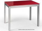 Mesa Kika extensible encimra Silestone moderna para cocina o comedor