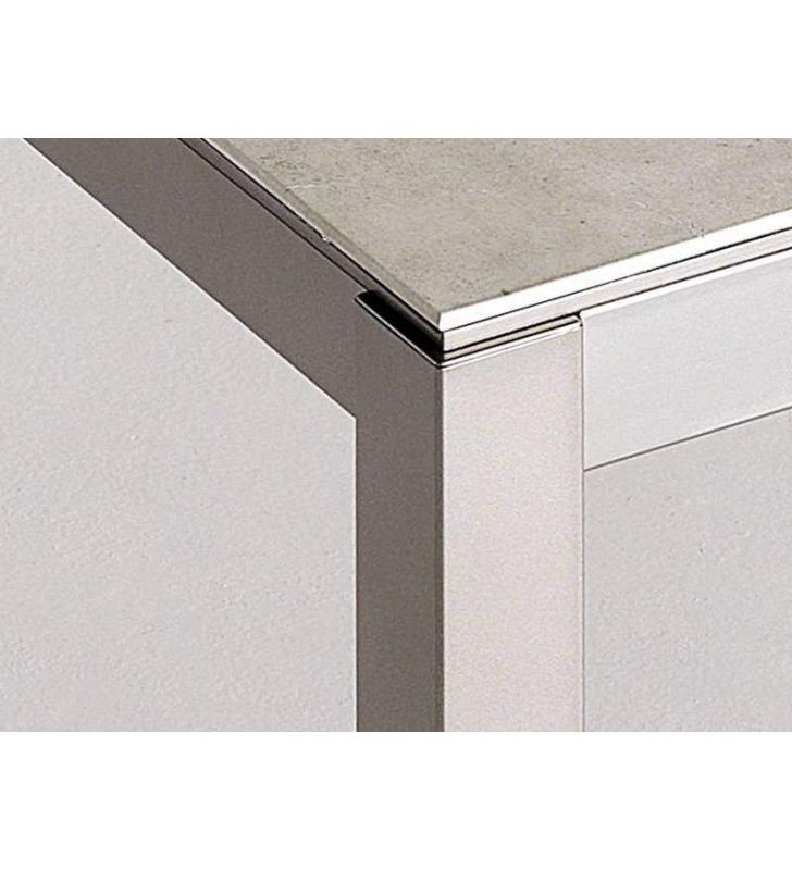 Mesa Kika extensible encimra Silestone moderna para cocina o comedor