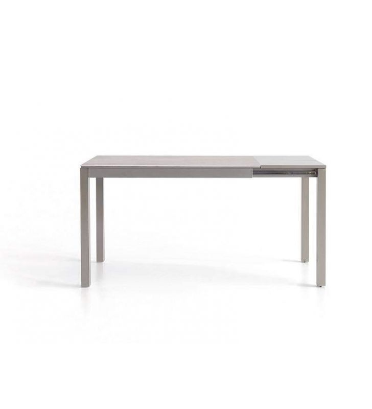 Mesa Kika extensible encimra Silestone moderna para cocina o comedor