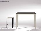 Table haute fixe avec plateau Dekton Penta