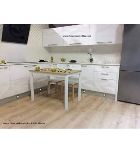 Mesa extensible Flora de estilo nórdico