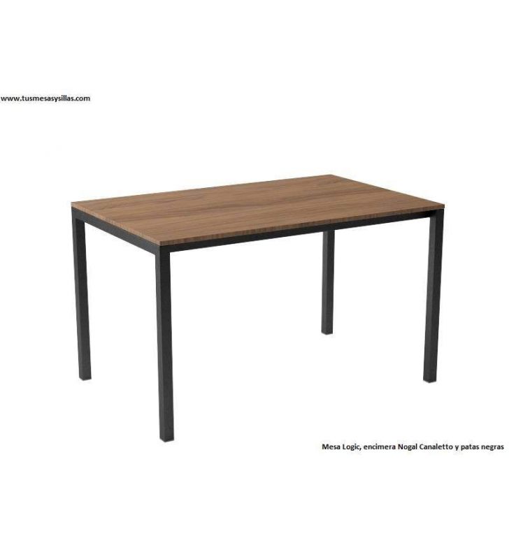 Mesa fija de cocina en laminado Logic de Cancio