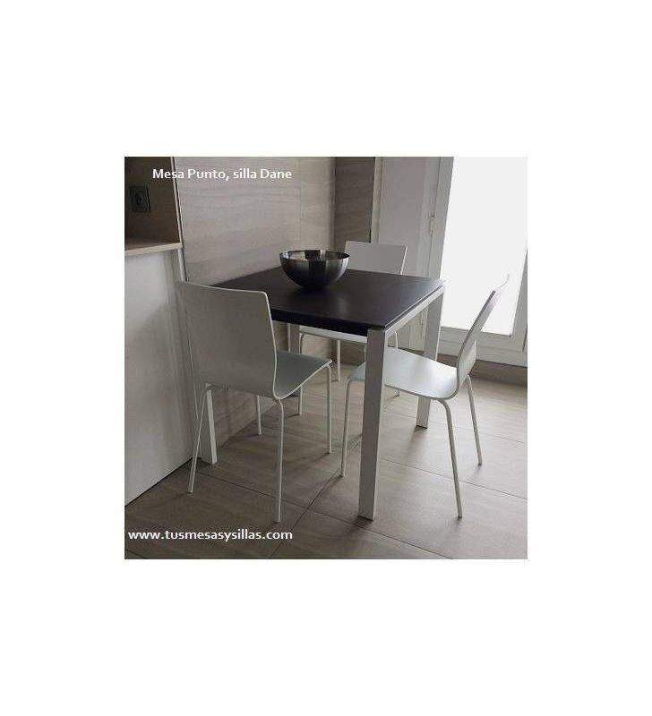 Silla de cocina Dane madera y lacada de Ondarreta
