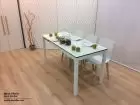 Mesa cocina extensible Penta Mesima encimera cerámica