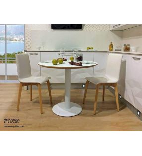 Silla de estilo nórdico tapizada Picasso