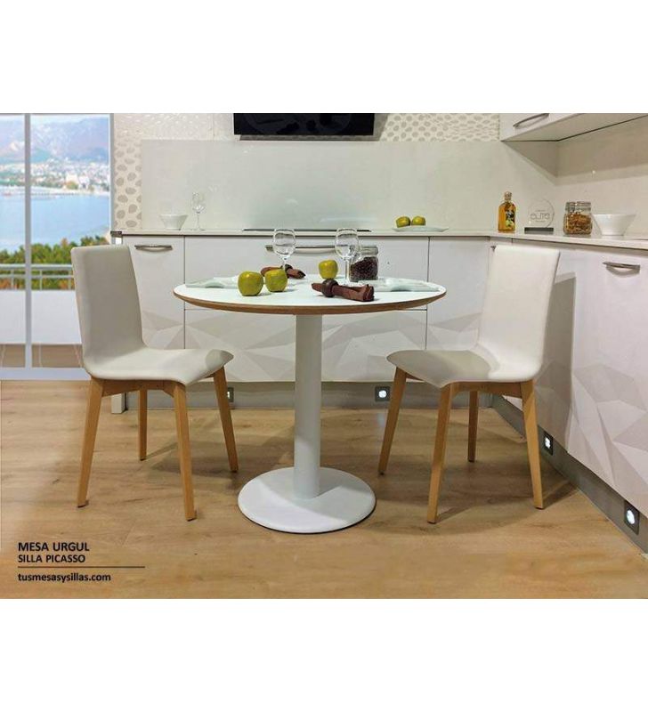Silla de estilo nórdico tapizada Picasso