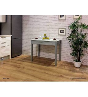 Mesa Aida extensible y con cajon encimera Dekton