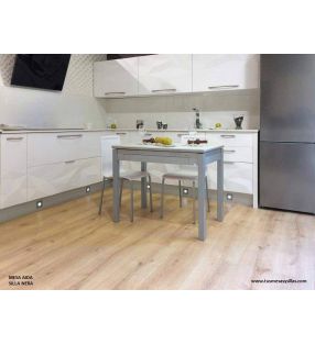 Aida mesa con cajón extensible y encimera en ceramica