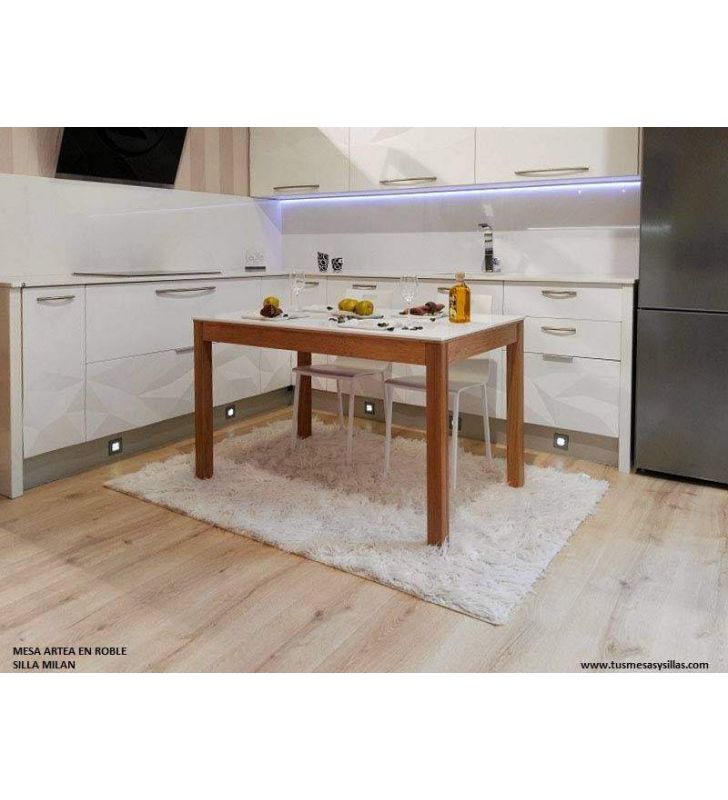 Mesa fija Artea encimera en Dekton